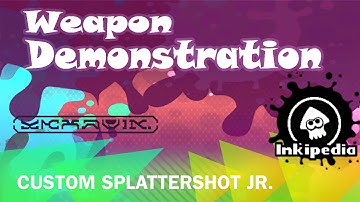 Custom Splattershot Jr. ~ Weapon Demonstration (Splatoon)