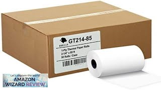 (50) Gorilla Supply 2 1/4 x 85 Thermal Paper Receipt Rolls Clover Review