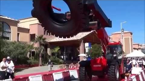 MANITOU TYRE HANDLER ATTACHMENT