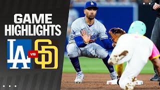 Dodgers vs. Padres Game Highlights (5\/10\/24) | MLB Highlights