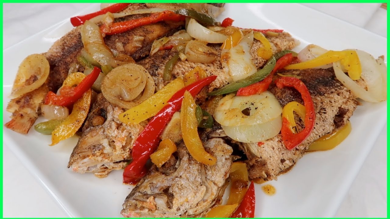 How To Make Perfect Jamaican STEW FISH Jamaican Stew Snapper Fish YouTube