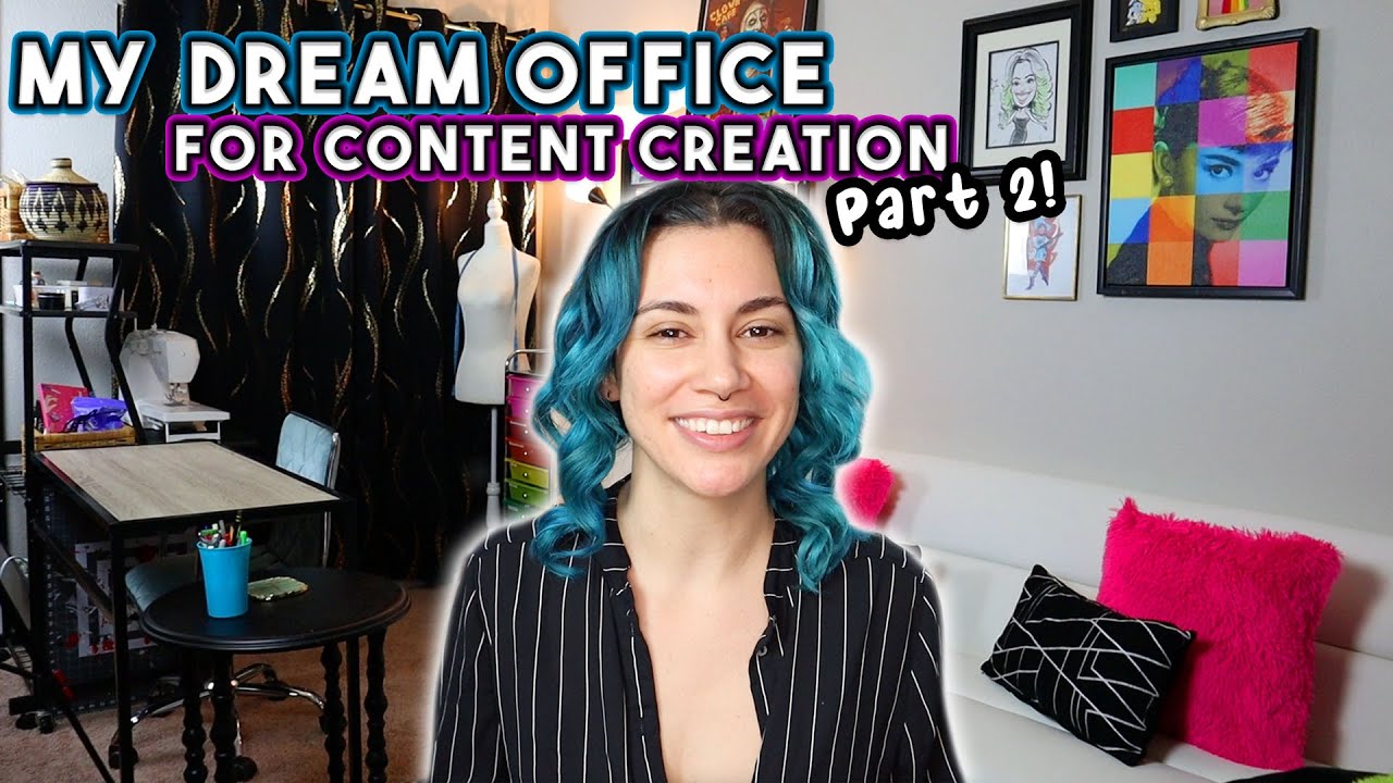 MASSIVE Office Organization for Content Creation: Part 2! (a cosplayer's DREAM office)