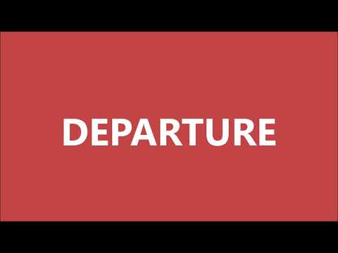 THIS IS A NEW DEPARTURE (#DEPARTURE)