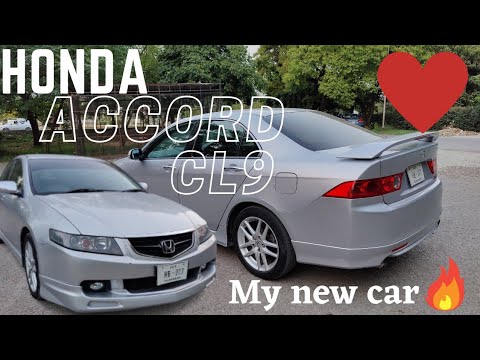 Honda Accord CL9 🔥| My new car ♥️ - YouTube