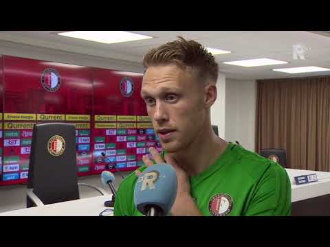 Nicolai Jørgensen in gesprek met verslaggever Dennis van Eersel