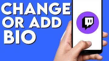 How To Add Or Change Your BIO on Twitch App