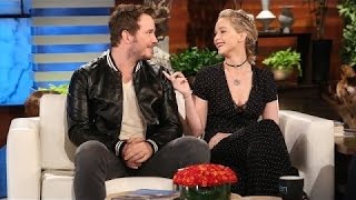 Jennifer Lawrence and Chris Pratt Talk Outer Space Stunts DAILY NEW TV