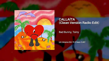 Bad Bunny, Tainy - Callaita (Clean Version Radio Edit) - Live Music Fire One