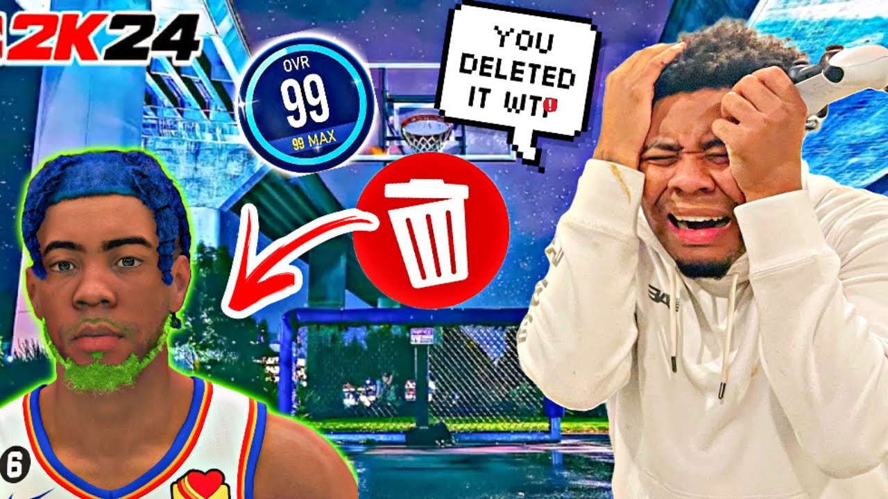 I DELETED My BF 2K24 My Player! *He Broke Up With Me*