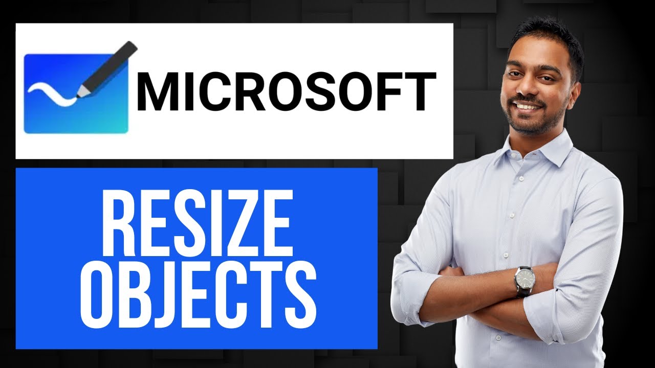 How to Resize Objects in Microsoft Whiteboard | Edit Elements on Canvas ...