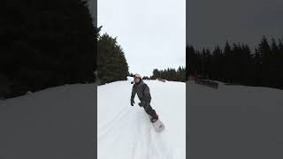 單板滑雪教學短視頻 ｜橫板直滑i滑雪＃shorts#freestyle #groundtrick #snowboard #單板 #i滑雪 #carving