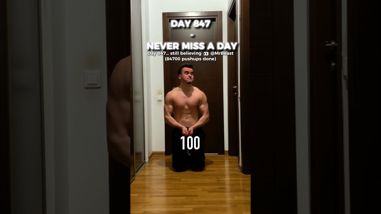 День 847 🫡💪 @MrBeast 