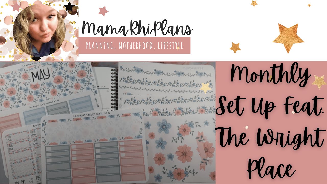 MONTHLY PLAN WITH ME AND DASHBOARD SET-UP | ERIN CONDREN DAILY DUO ...