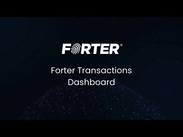 Forter's Transaction Dashboard | Forter Product Demo