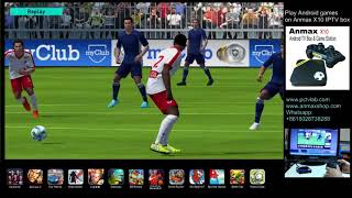 Play "PES2018" game on  Anmax X10 IPTV box screenshot 2