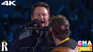 Blake Shelton & Post Malone | Poor Me A Drink | Full Peformance | Live @ The CMA Fest 2024