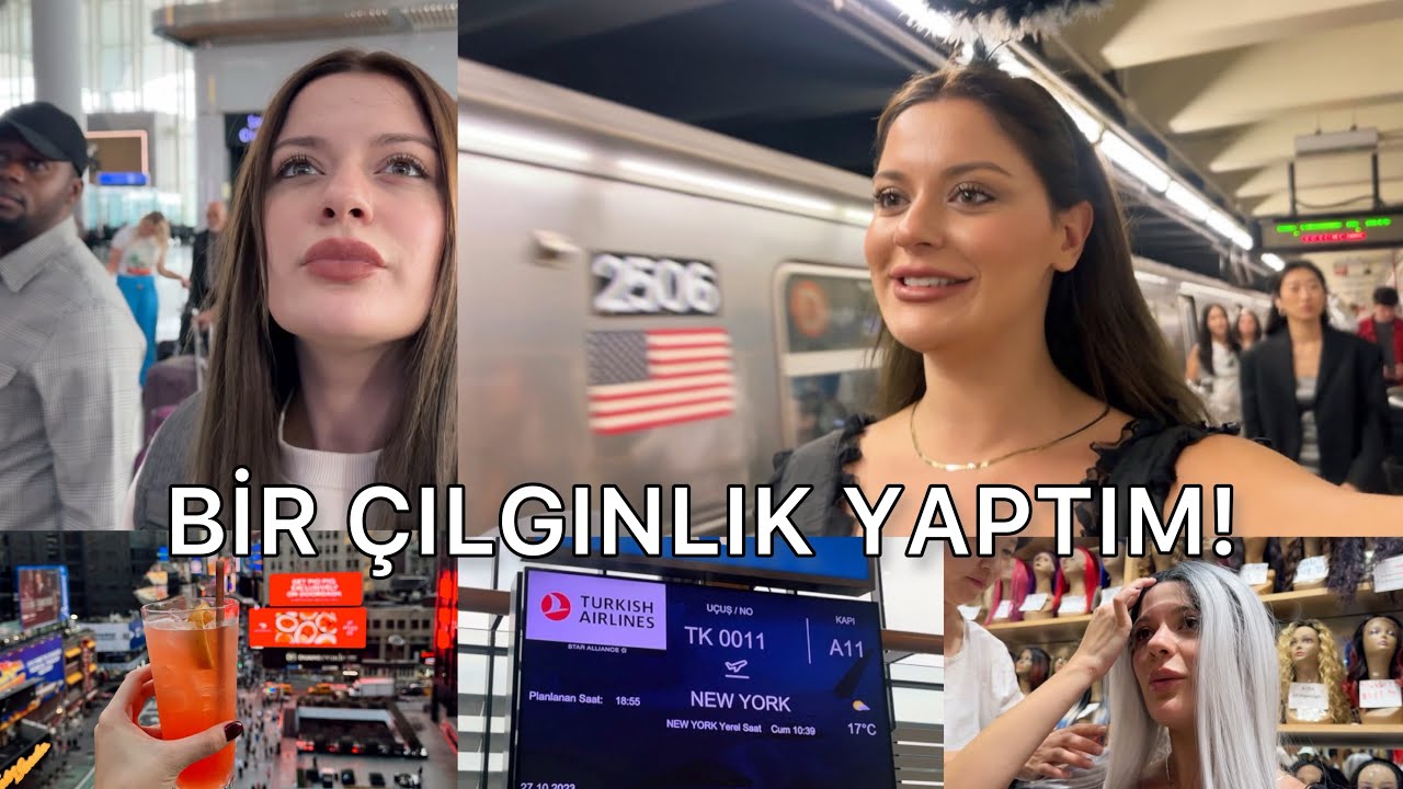 TEK BAŞIMA AMERİKA'YA GİDİYORUM! | NEW YORK'DA İLK GÜN, BU KIZ BEN MİYİM? 