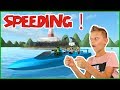 SPEEDING AWAY FROM THE SHARK!!!