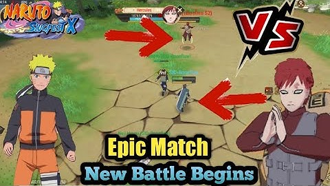 Naruto Slugfest X | Epic Match With Top up player  PvP Real-time  Skyladder | Best PvP MMORPG 2021
