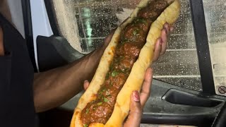 Cooking the BEST meatball sub. (Homeless and Raining)