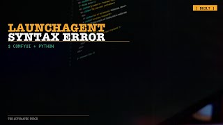 FIXING COMFYUI LAUNCHAGENT SYNTAX ISSUE #Shorts