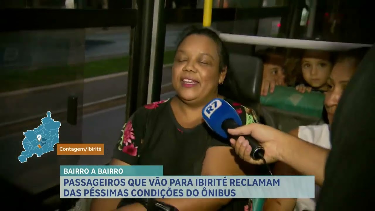 Bairro a Bairro: passageiros de ônibus de Ibirité (MG) relatam problemas na época de chuva