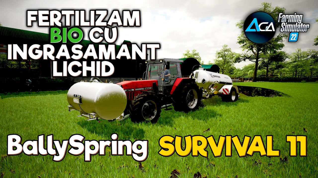 FS22 Survival Hard Mode | BallySpring Survival 11 | Fertilizam Bio - BIOFerma 