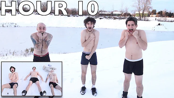 Last to Leave Freezing Snow Wins $5,000 - Challeng...