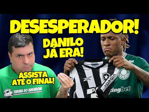 DANILO TOOK THE FIELD FOR BOTAFOGO! IT'S OVER FOR PALMEIRAS! INCOMPETENT?