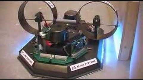 Autonomous hovercraft robot