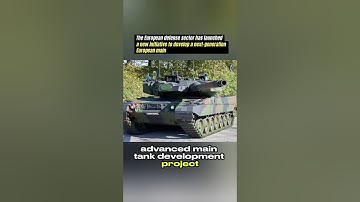 Without UK joining, Europe developed the next generation of European main battle systems #newtank