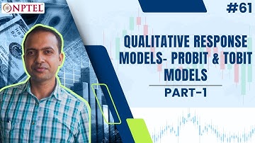 #61 Qualitative Response Models | Probit | Tobit Models | Part 1 | Introduction to Econometrics