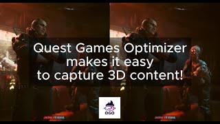 Quest Games Optimizer qgo Makes It Easy To Capture 3d Content 