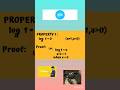 Logarithms || Property 1 ||#Shorts || #proofs ||