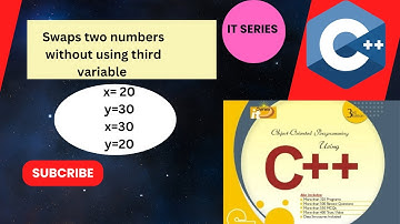 C++ program swaps two numbers without using third variable|| C++ swapping program in urdu