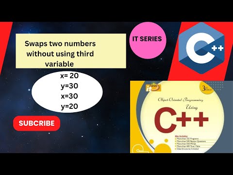 C++ program swaps two numbers without using third variable|| C++ swapping program in urdu