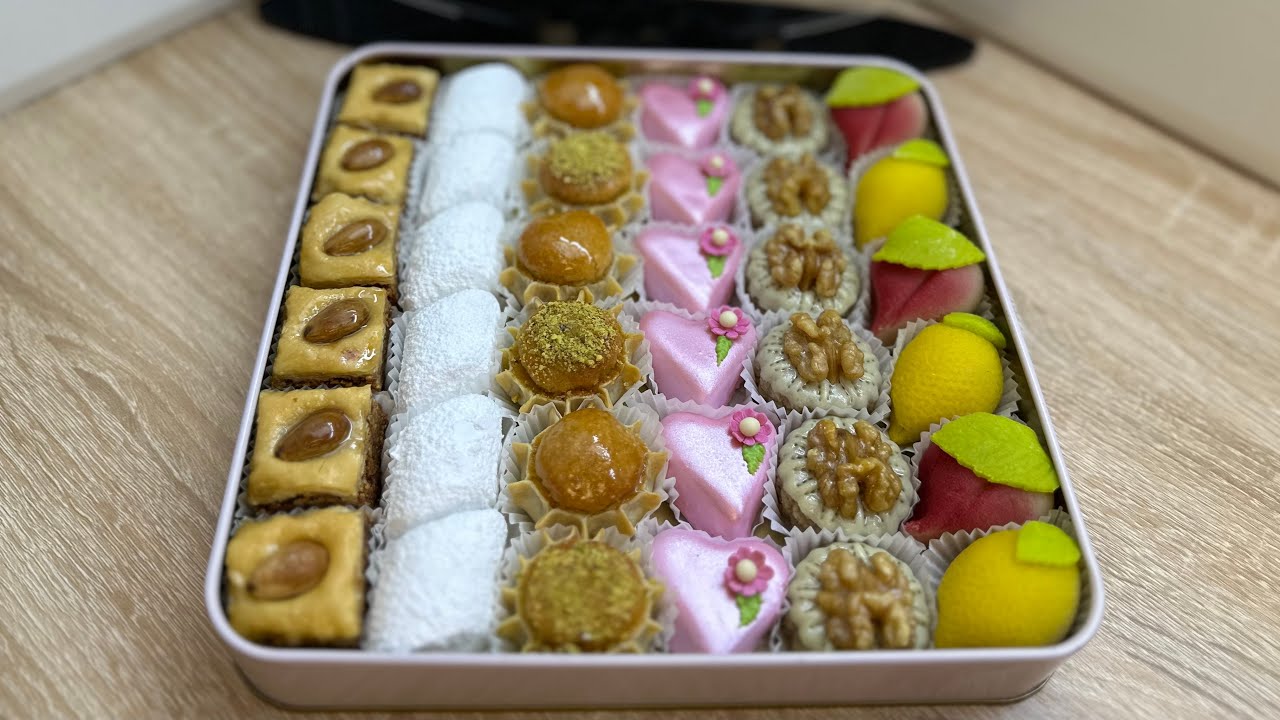 ورشة عيد الفطر🌙 | بوكس الحلويات الجزائرية التقليدية بحجم صغير miniatures .