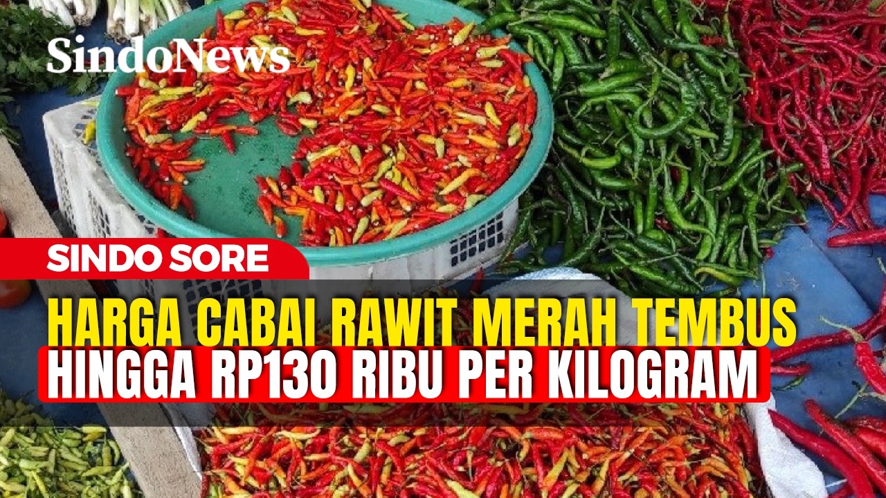FANTASTIS! Harga Cabai Rawit Merah Tembus Hingga Rp130 Ribu per Kilogram | Sindo Sore | 24/02