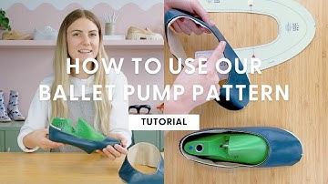 How To Make Ballet Pump Uppers | HANDMADE | Shoemaking Tutorial