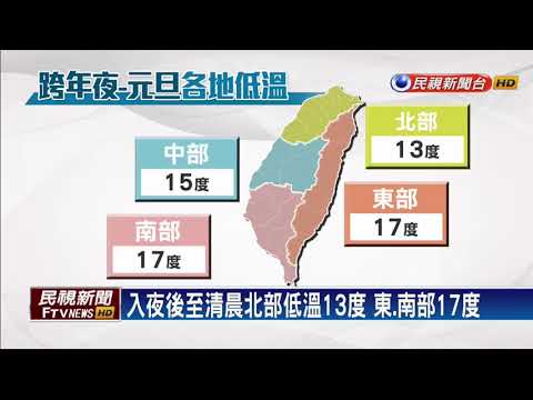 跨年夜天氣冷.空氣髒 低溫下探13度－民視新聞