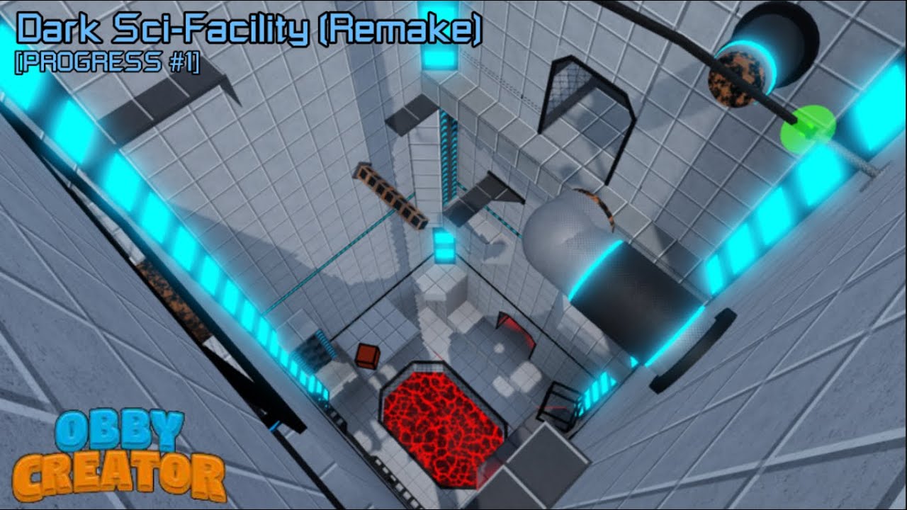 Roblox | Obby Creator - Dark Sci-Facility Remake (Progress #1)