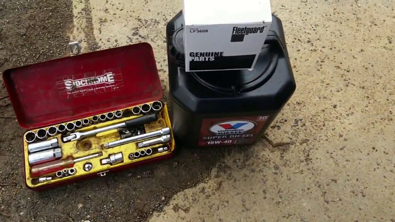 How to do an oil change prado 1KZTE YouTube