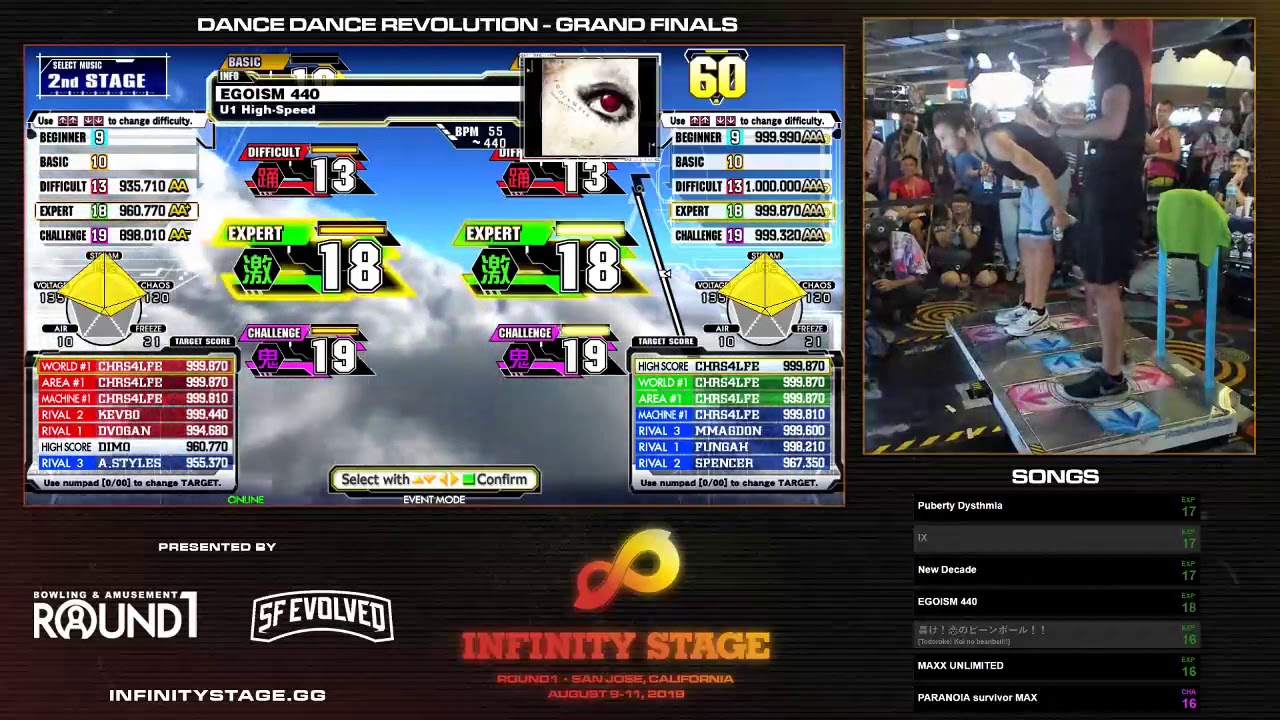 Infinity Stage - [DDR A] Grand Finals - iamchris4life vs. dimo - YouTube