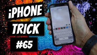 iPhone Trick I Bet You Didn't Know #65 #shorts