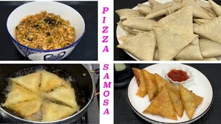 Pizza Samosa Recipe|Chicken Pizza Samosa |Ramadan 2024@Nihacuisine