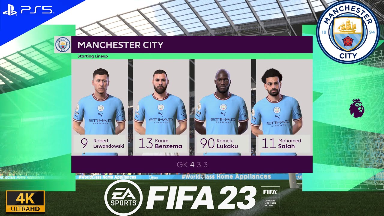 FIFA 23, Lewandovski, Benzema, Lukaku, Salah are terrible in defense, MAN CITY vs MAN UNITED