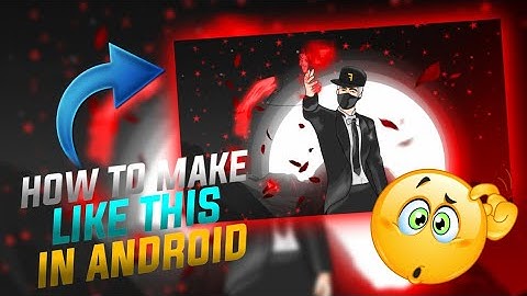 How To Make Cartoon Thumbnail Like Ruok FF ❤ || In Android 🔥🔥