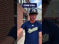 Georgia Tech baseball give their best strike 3 calls 🗣️👊 #shorts