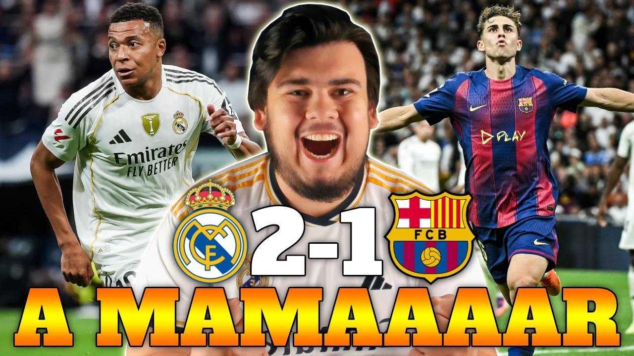 EL REAL MADRID GANA EL CLASICO 2-1 AL BARCELONA - YouTube