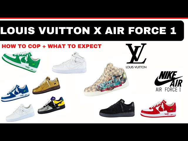 How To Score The Ultra-Limited Louis Vuitton X Nike Air Force 1 Sneakers -  Maxim